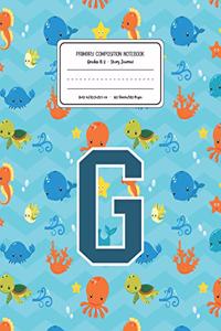 Primary Composition Notebook Grades K-2 Story Journal G