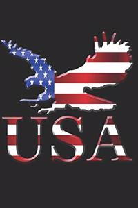 American Flag Notebook