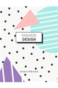 Fashion Designer Journal Dot Grid Sketchbook Gift Notebook