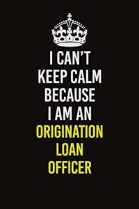 I Can't Keep Calm Because I Am An Origination Loan Officer