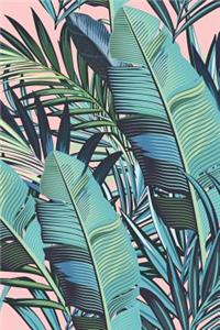 Tropical Palm Leaf Notebook