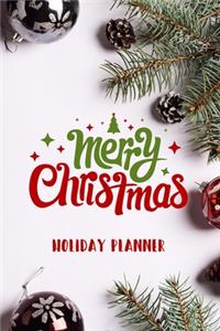 Merry Christmas Holiday planner