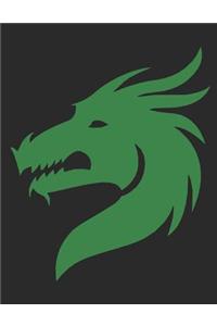 Green Dragon Cover Blank Sheet Music (Notebook for Musicians)