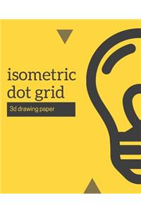 Isometric Dot Grid 3D Drawing Paper