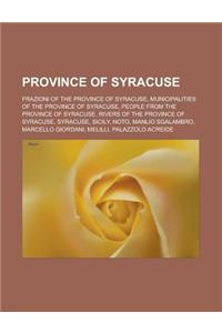 Province of Syracuse