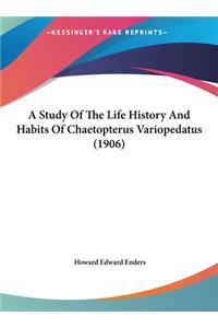 A Study of the Life History and Habits of Chaetopterus Variopedatus (1906)