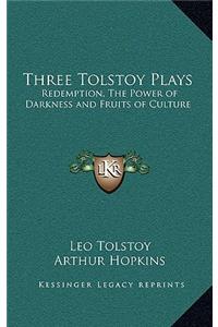 Three Tolstoy Plays