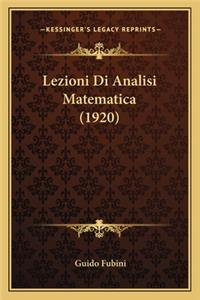 Lezioni Di Analisi Matematica (1920)