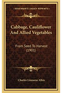 Cabbage, Cauliflower And Allied Vegetables
