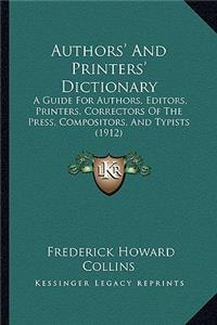 Authors' and Printers' Dictionary