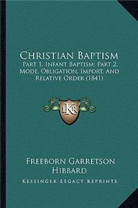Christian Baptism