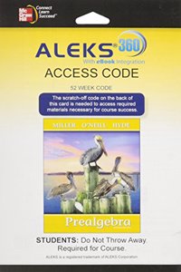 Aleks 360 Access Card (52 Weeks) for Prealgebra