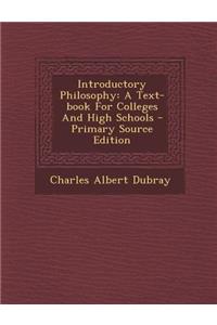 Introductory Philosophy