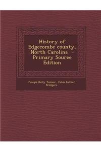 History of Edgecombe County, North Carolina