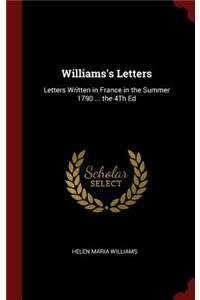 Williams's Letters