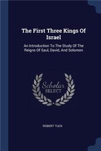 First Three Kings Of Israel: An Introduction To The Study Of The Reigns Of Saul, David, And Solomon