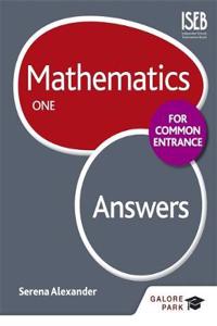 Mathematics for Common Entrance One Answers