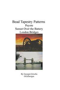 Bead Tapestry Patterns Peyote Sunset Over the Battery London Bridges