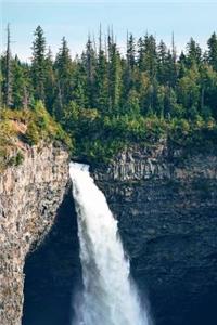 A Waterfall on a Summer Day in the Woods Nature Journal