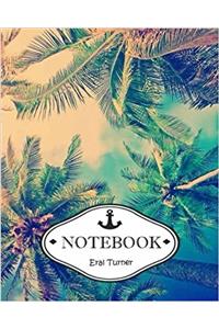 Coconut Tree Notebook / Journal: Pocket Notebook / Journal / Diary - Dot-grid, Graph, Lined, Blank No Lined