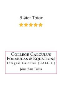 College Calculus Formulas & Equations