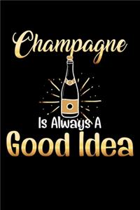Champagne is always a good idea