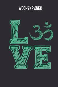 Wochenplaner für Meditation und Yoga Om
