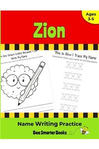 Zion Name Writing Practice