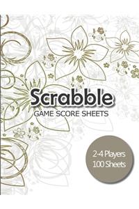 Scrabble Game Score sheets