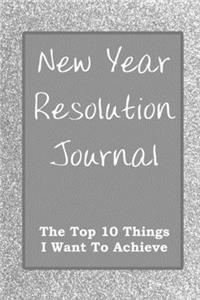 New Year Resolution Journal