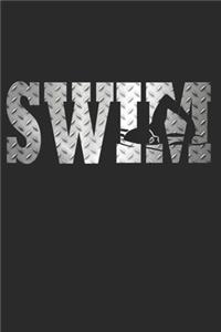 Schwimmen Notizbuch