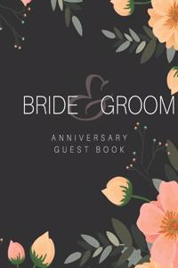 Bride & Groom Anniversary Guest Book