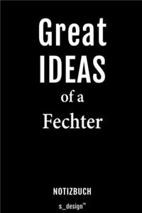 Notizbuch für Fechter