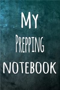 My Prepping Notebook