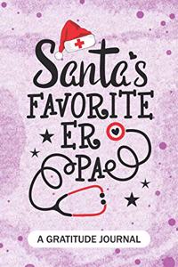 Santa's Favorite ER PA - A Gratitude Journal