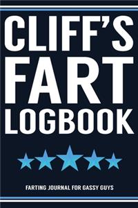 Cliff's Fart Logbook Farting Journal For Gassy Guys