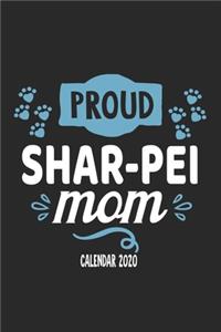Proud Shar Pei Mom Calender 2020
