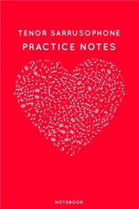 Tenor sarrusophone Practice Notes