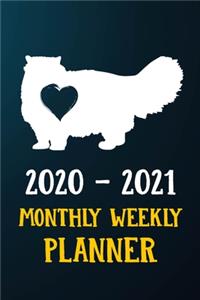 2020 2021 Monthly Weekly Planner