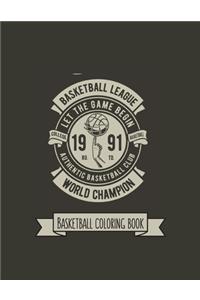 Basketball Coloring Book