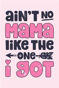 Aint No Mama Like The One I Got: Mom Lined Notebook, Journal, Organizer, Diary, Composition Notebook, Gifts for Mothers, Grandmas and Aunts