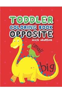 Toddler Coloring Book Opposite