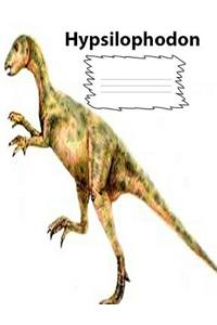 Hypsilophodon Dinosaur wide ruled lined paper Composition Book