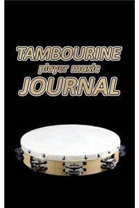 Tambourine Player Music Journal