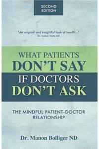 What Patients Don't Say If Doctors Don't Ask