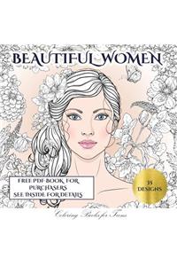 Coloring Books for Teens (Beautiful Women)