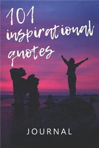 101 Inspirational Quotes Journal