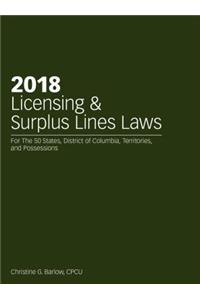 2018 Licensing & Surplus Lines Laws