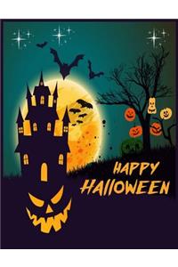 Happy Halloween (coloring Book For Kids )