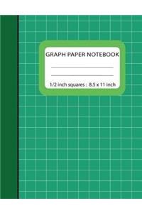 Graph Notebook 1/2 inch Squares